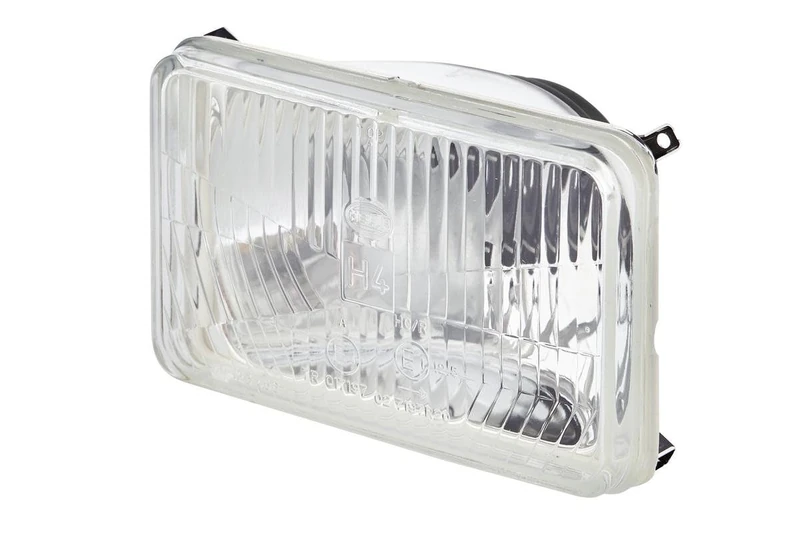 HELLA 1LB 003 177-081 Halogen-Insert, headlight - 12/24V - rectangular - Reference number: 12.5 - Fitting - Lens Colour: Crystal clear - Plug: Blade Terminal - right/left - Quantity: 1