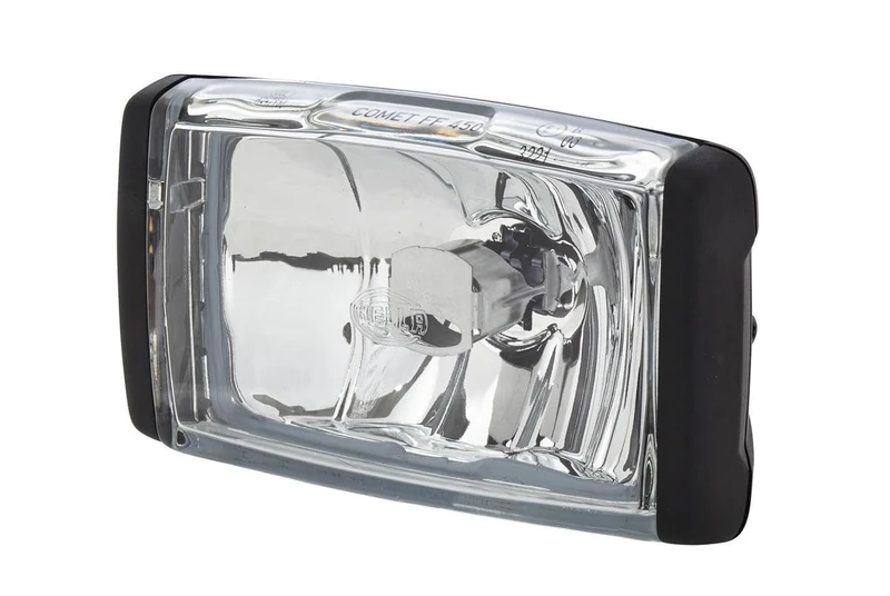 HELLA 1NB 010 951-101 Halogen/FF-Front Fog Light - Comet FF 450 - 24/12V - rectangular - mounting - Clear diffusing lens - Lens Colour: Crystal clear - left/right