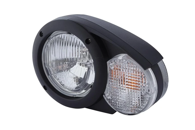 HELLA 1E3 996 160-011 Halogen-Headlight - Combi 133 - 12V - round - mounting - Lens Colour: Grey - Plug: DEUTSCH plug - Left Front