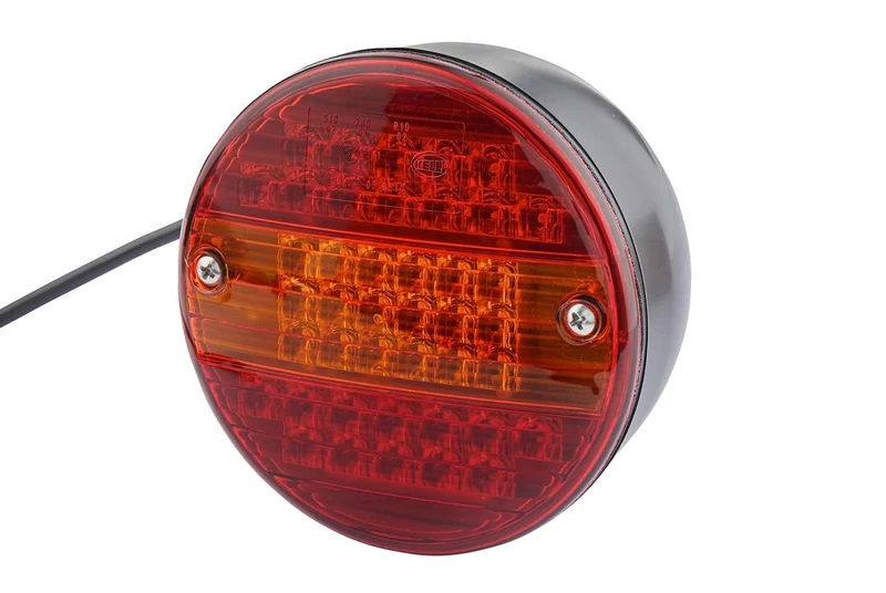 HELLA 2SD 001 685-347 Rearlight - LED - 24V - mounting/Bolted - Lens Colour: Red/Yellow - Cable: 500mm - Plug: Blade Terminal - left/right - Quantity: 20