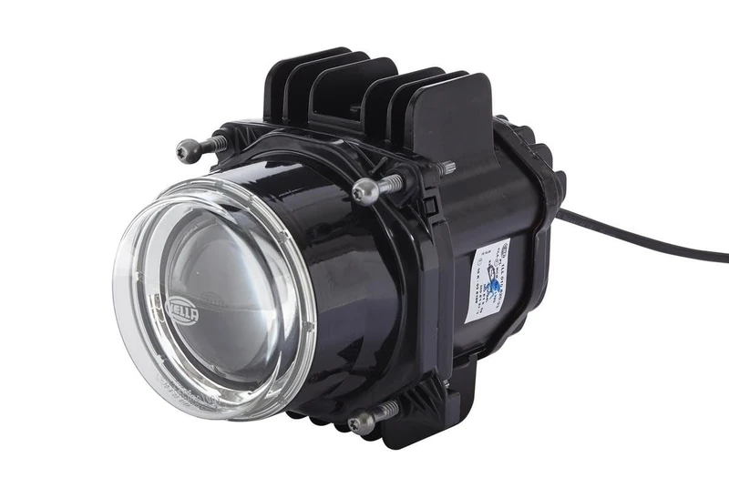 HELLA 1LL 010 820-031 DE/LED-Headlight - 90mm Performance Bi-LED L70 - 12/24V - Fitting - Lens Colour: transparent - Plug: AMP - Left Front/Right Front
