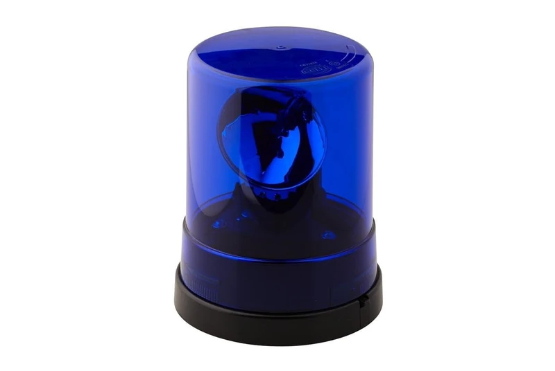 HELLA 2RL 004 958-001 Halogen-Rotating Beacon - KL 700 - 12V - Blue - mounting/Bolted - Plug: Blade Terminal