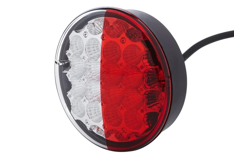 HELLA 2SD 344 200-071 Rearlight - LED - 12/24V - mounting/Bolted - Lens Colour: Red/Crystal clear - Cable: 500mm - Plug: open cable ends - right/left - Quantity: 1