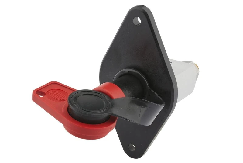 HELLA 6EK 002 843-111 Main Switch, battery - Turn knob control - 24V - Number of connectors: 2 - Bolted - Normally Open Contact - Oval - Brass