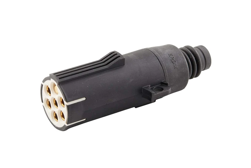 HELLA 8JA 008 084-011 Plug - 24V - 7-pin connector - Plug: Screw Contact - Plastic - DIN / ISO: 3731 - Image 1
