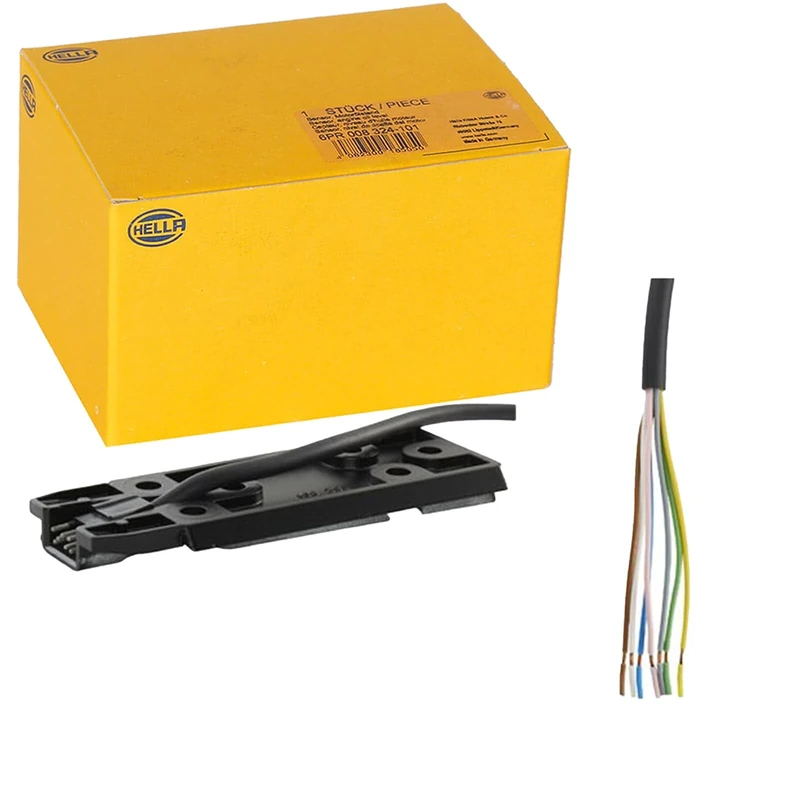 HELLA 9BP 501 238-012 Baseplate, exterior mirror - Cable: 4000mm - 7-pin connector - Left and right