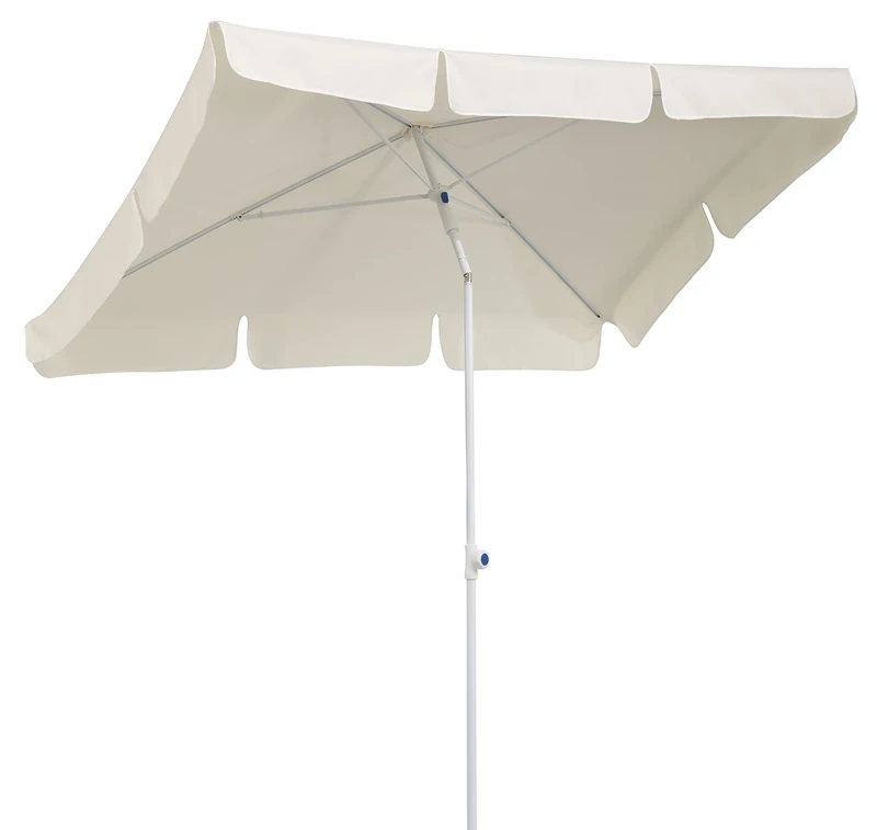 Schneider umbrella Ibiza, natural, ca. 180 x 120 cm, 4-part, rectangular