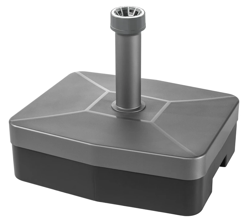 Schneider PE umbrella stand, anthracite grey ca. 40 kg
