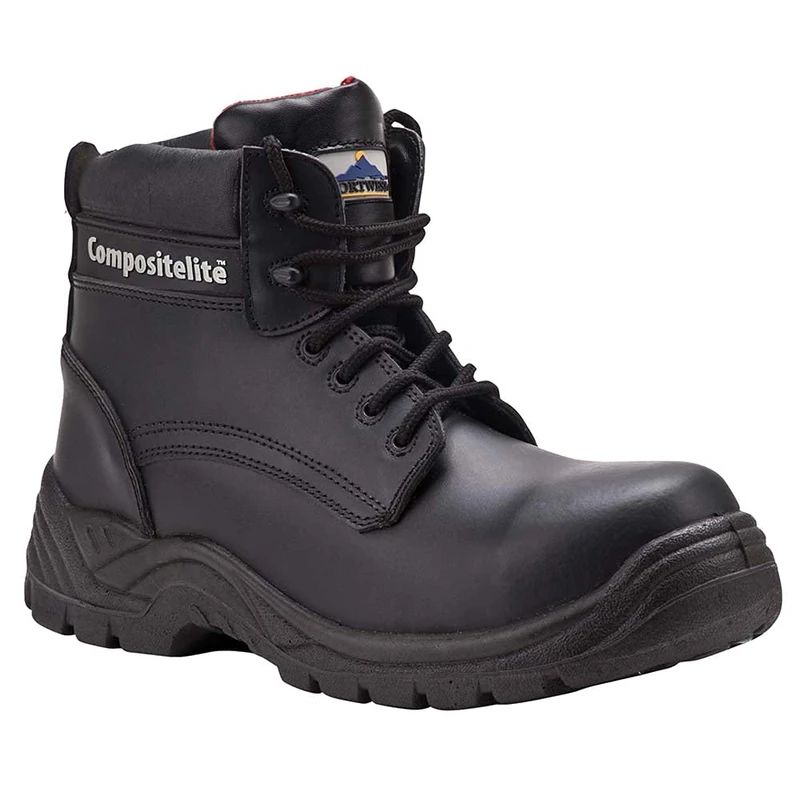 Portwest FC11BKR39 Compositelite Thor Boot, S3, Regular, Size: 39, Black