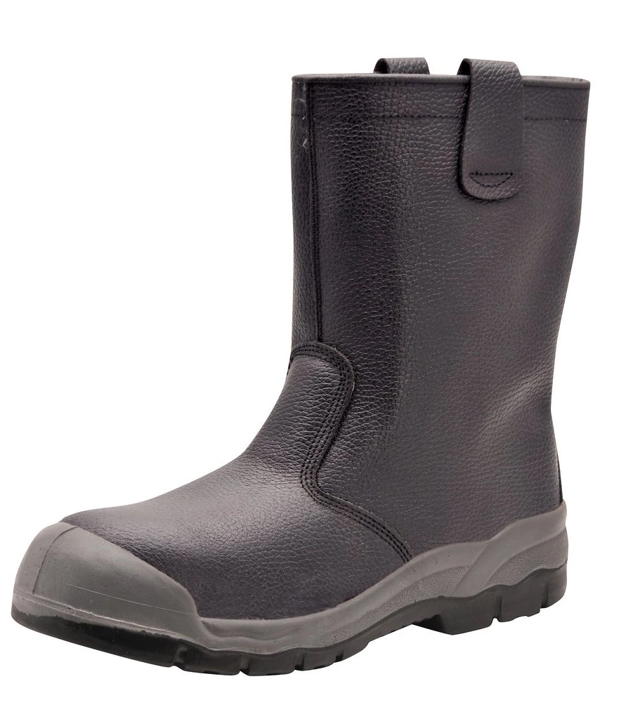 Portwest FW13BKR38 Steelite Rigger Boots with Scuff Cap - Black, 5 UK (38 EU)