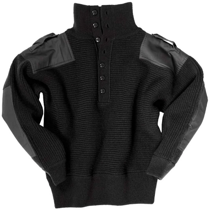 Mil-Tec Austrian Alpin Pullover Sweater Black 48