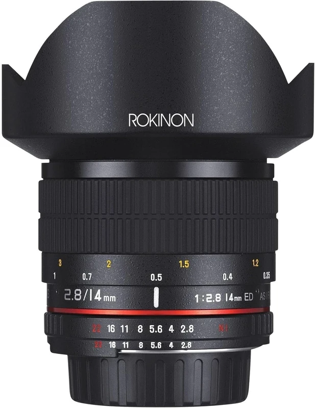 Rokinon FE14M-MFT 14mm F2.8 Ultra Wide Lens for Micro Four-Thirds Mount and Fixed Lens for Olympus/Panasonic Micro 4/3 Cameras,Black