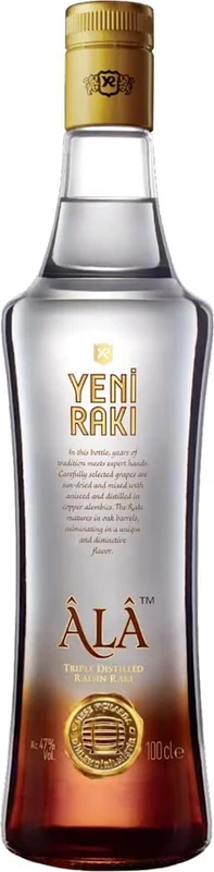 Yeni Raki Ala 70cl - Premium Raisin Based Aniseed Spirit