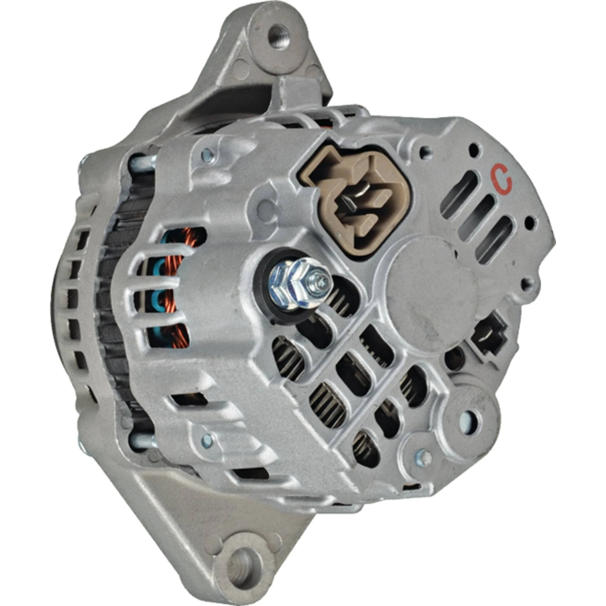 DB Electrical 400-48084 Alternator Compatible With/Replacement For Caterpillar 304C CR Backhoeclark, Mitsubishi S4L SL SQ SS Engine A7T02077C 280-3787 32A68-00300 32A68-00301 32A68-00302 400-48084