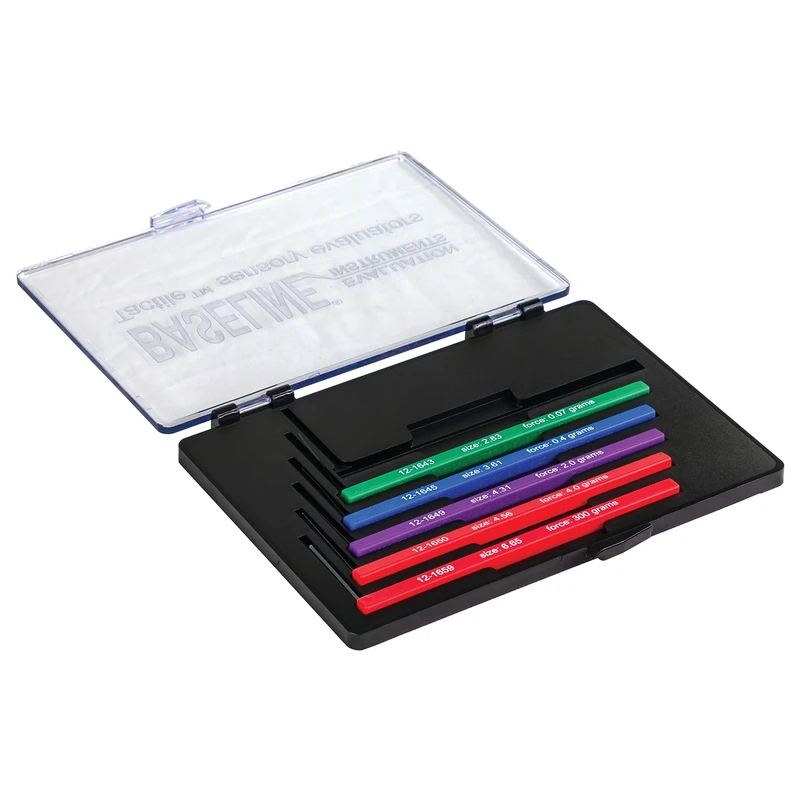 Baseline 12-1662 Tactile Monofilament, Hand, 2.83/3.61/4.31/4.56/6.65 g, 5-piece Set