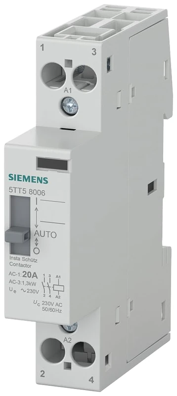 Siemens – Installation Contactor 2 NA 230 Vac