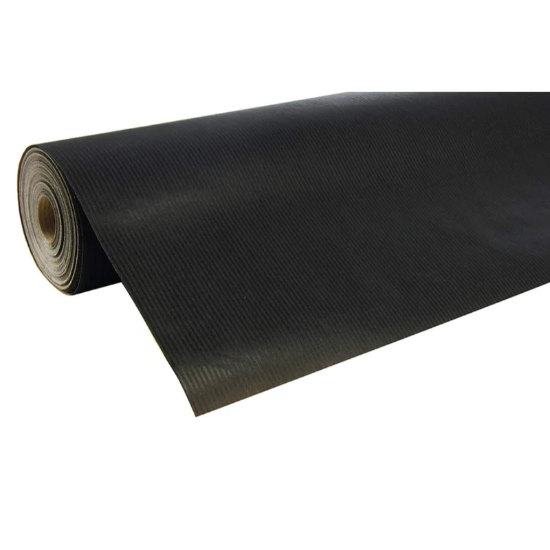 Clairefontaine 507229C - A Reel of Black UniColour Recycled Kraft Paper - Dimensions: 250mx0m70 - 60g - Colour: Black - Recycled Paper, Ideal for Gift Wrapping