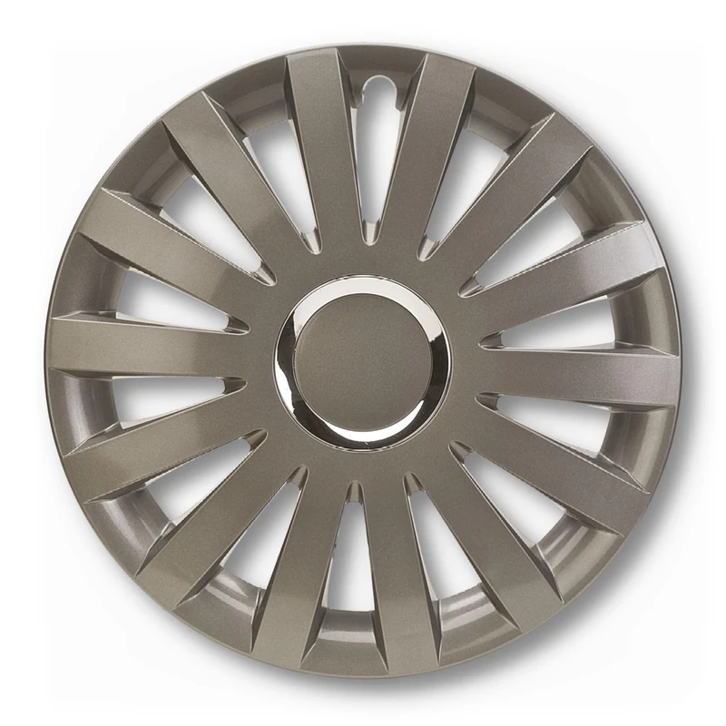 ALBRECHT automotive 49007 Car Wheel Trims Sail Plus 17 " inches, 1 Set of 4 Units, Grey