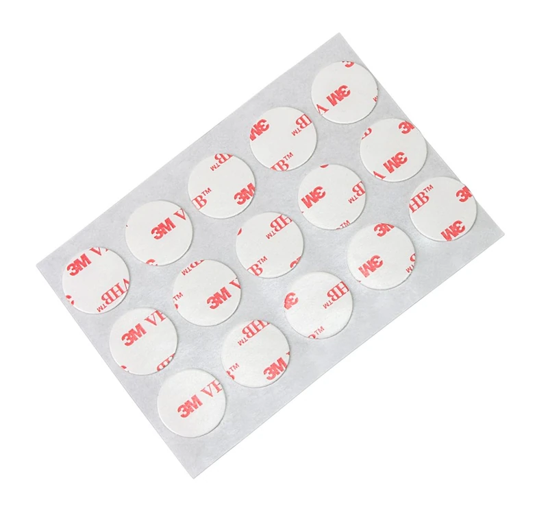 TapeCase 3M 4932 CIRCLE-3"-100 VHB 4932 White Double Sided Firm Acrylic Foam Tape, 25 mil (0.64mm) Thick, 3in Circles, 100 Circles/Roll - (1 Roll) (Pack of 100)