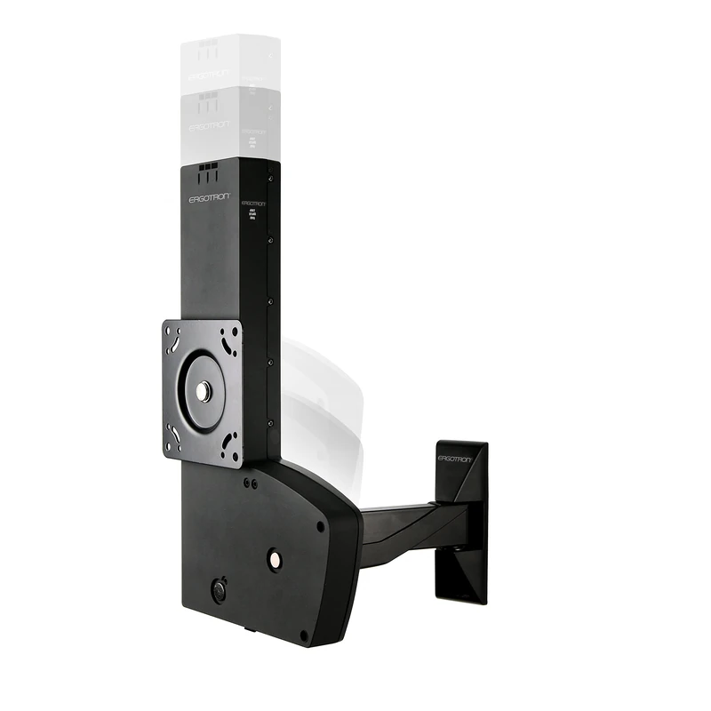 Ergotron – Glide Wall Mount LD-X, VESA TV Wall Mount – for Monitors or TVs Up to 42 Inches, 5.4-13.6kg – Black (61-113-085)