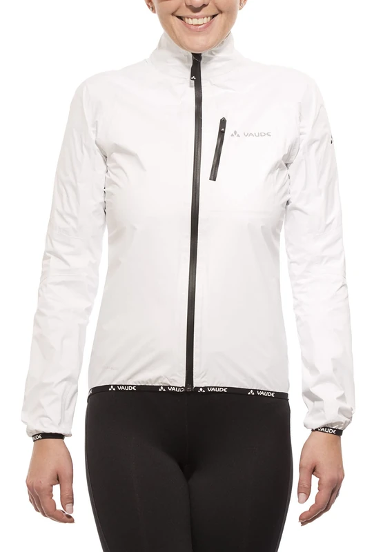 VAUDE Women's Drop III Jacket - White, Size 42