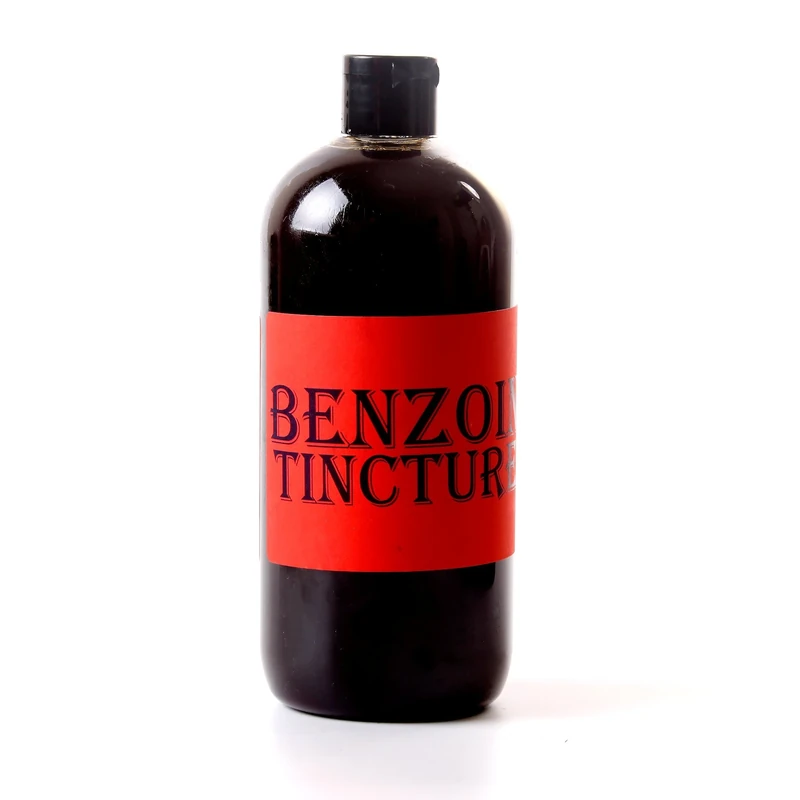 Mystic Moments | Benzoin Tincture | Traditional Herbal Extract | Alcohol-Based with Benzoin Crystals | Natural Protective Resin Tincture | Aromatic Botanical Liquid | 1 Litre