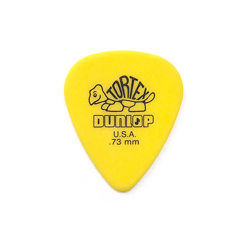Dunlop Picks - Tortex Standard Yellow 0.73mm - Pack 12