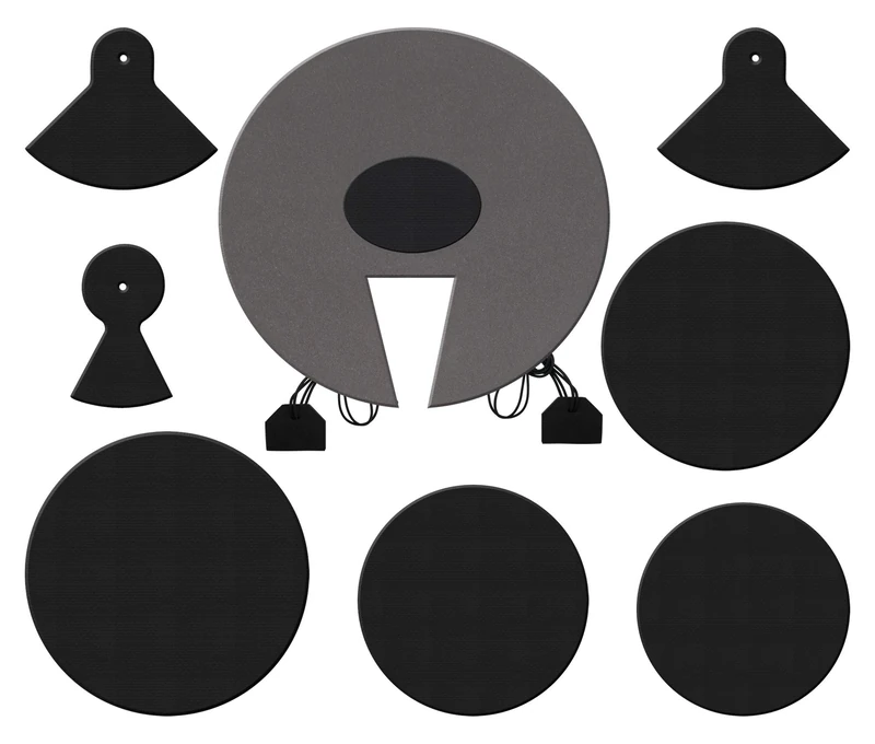 XDrum Pro Studio DMUTE-STA Drum Silencer Set for Drum Sizes 12 / 13 / 14 / 16 / 22 Inches