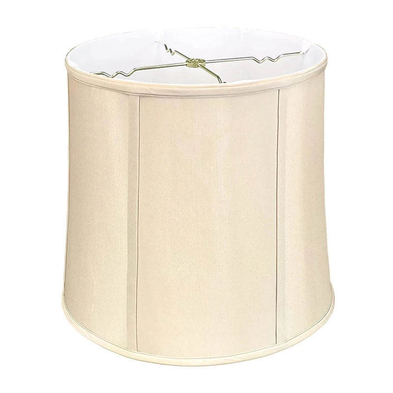 Royal Designs Basic Drum Lamp Shade, Beige, 14 x 15 (BS-719-15BG)
