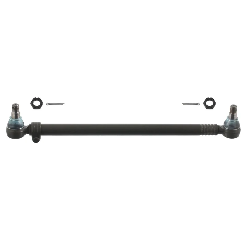 febi bilstein 18729 Drag Link with castle nuts and cotter pins, pack of one