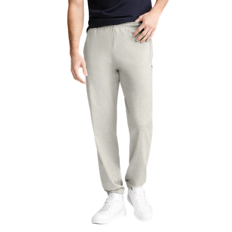 Champion Mens Closed Bottom Light Jersey Sweatpant Athletic-Shorts, Oxford Gray-407q88, XXL UK