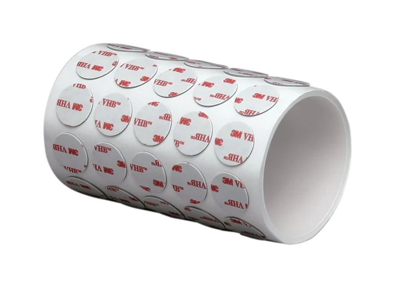 TapeCase 4936 CIRCLE-0.75"-250 4936 0.75in Circle Adhesive Tapes, 25 mil, 0.64mm Thick (Pack of 250)