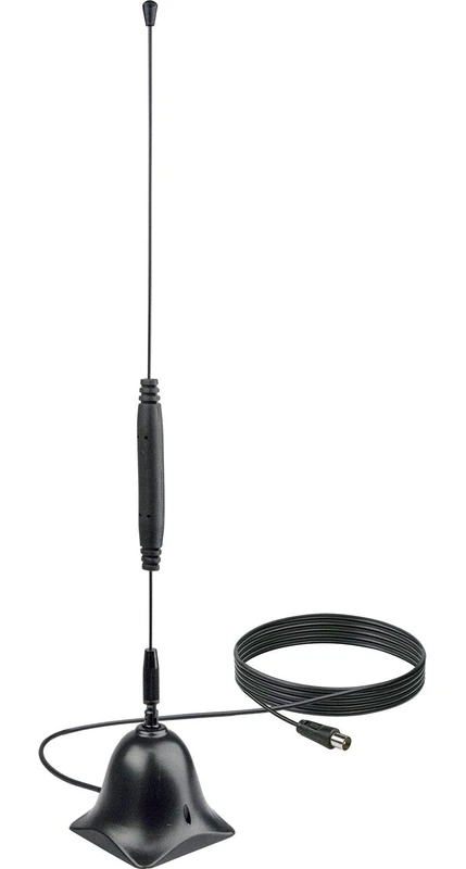 Schwaiger DVB-T-Stabantenne Aktiv/Innenbereich Schwarz