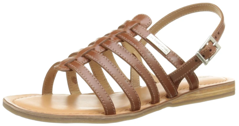 Les Tropéziennes par M. Belarbi HERISSON, Women's Gladiator Sandals, Brown (Tan), 3.5 UK (37 EU)