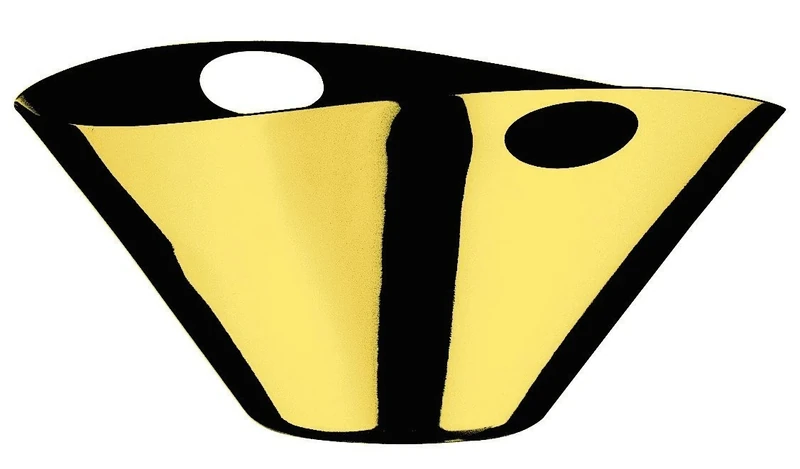 MEPRA Due Ice Oro Sparkling Wine Cooler with Fretwork Handles