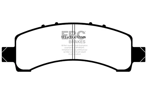 EBC Brakes DP1667 Blackstuff Brake Pads