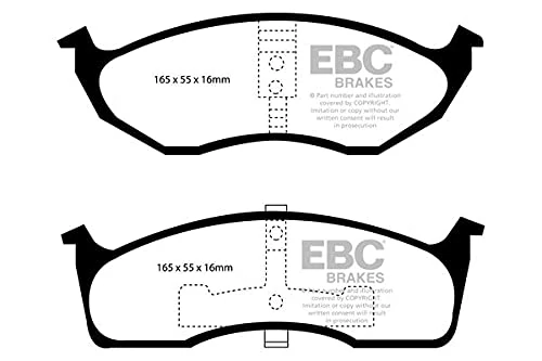 EBC Brakes DP31623C Red stuff Brake Pads