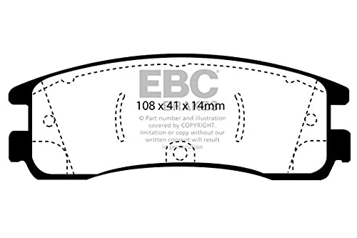 EBC Brakes DP31122C Red stuff Brake Pads
