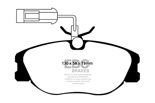 EBC Brakes DP41109R Yellow stuff Brake Pads