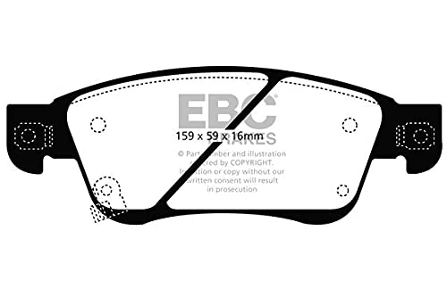 EBC Brakes DP41807R Yellow stuff Brake Pads