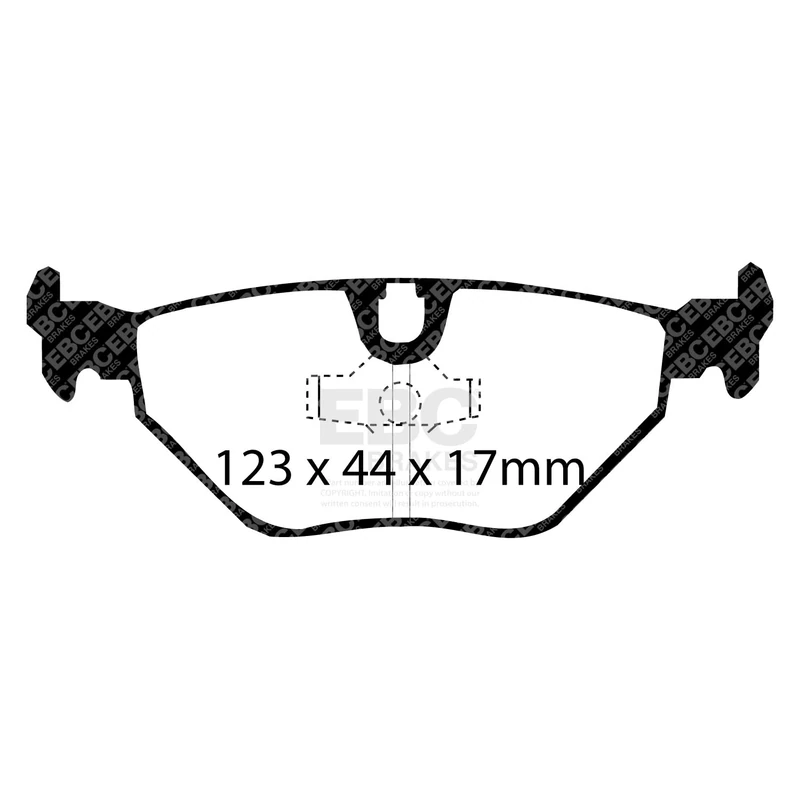 EBC Brakes DP5690NDX Blue stuff NDX Brake Pads