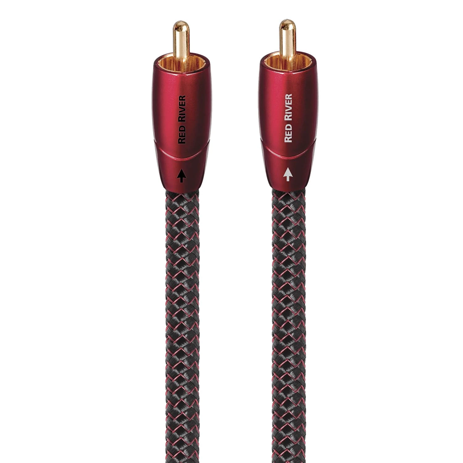 audioquest 0.5 m Red River RCA Audio Cable 0.5 m Black - Audio Cable (RCA, RCA, RCA, 0.5 m, Black)