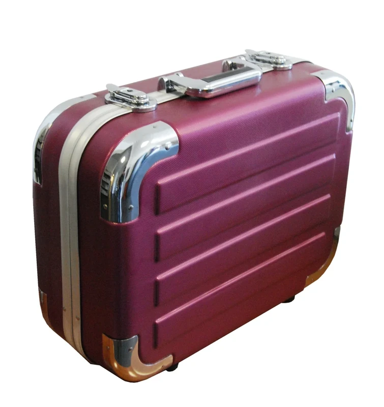 Domus ACS06 Aluminium and ABS Tool Case, Wine Red