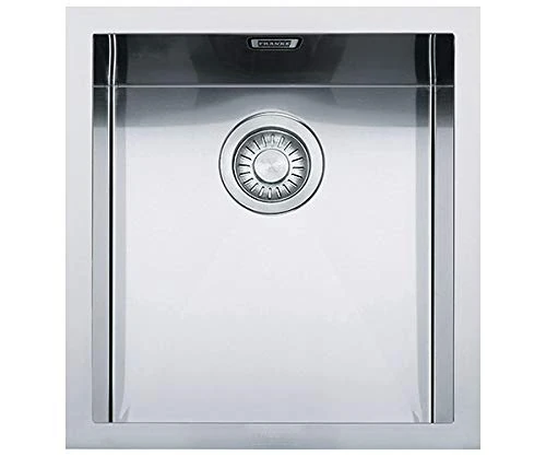 Franke Kitchen Sink Made of Stainless Steel (Silk) with a Single Bowl Planar 8 PEX 110-36 122.0203.484, Grey