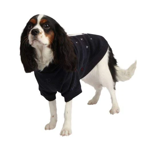 Puppia PAMD-TS017 Rudolph Sweater, 5 L, Blue - Image 1