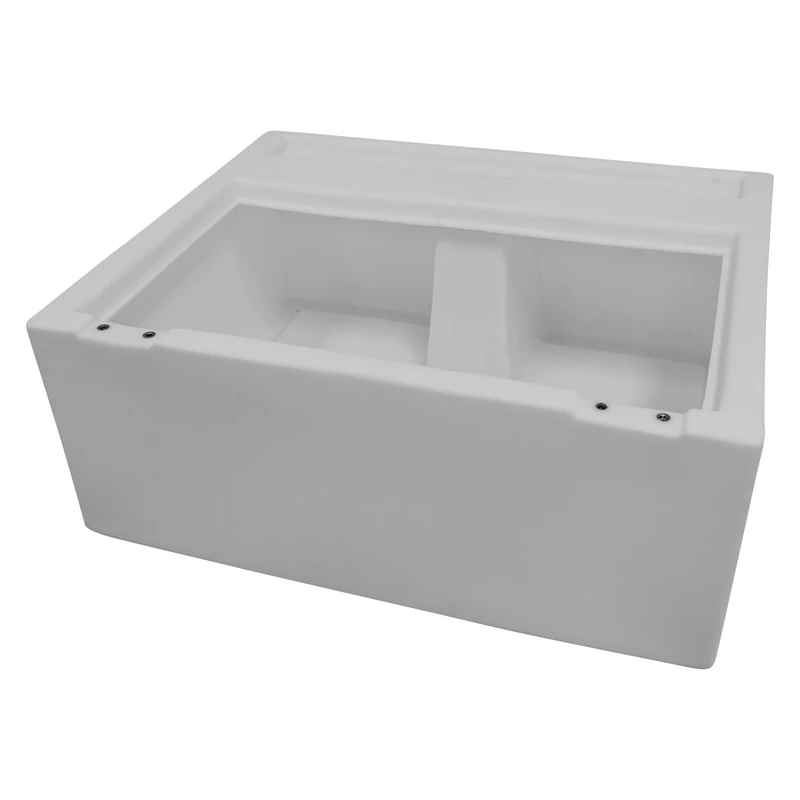 Wise 8WD95-1B-204 Deluxe Series 27" Pontoon Bench Seat Base Only, White