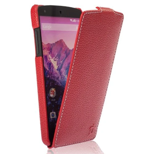 Issentiel IS54992 Ultra Slim Leather Case for Nexus 5 - Grained Red