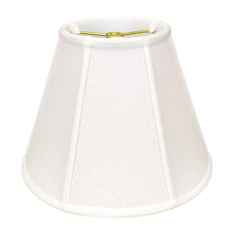 Royal Designs Deep Empire Lamp Shade, White, 6 x 12 x 9.25