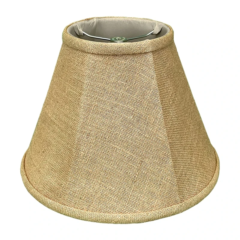 Royal Designs Deep Empire Lamp Shade, Burlap, 9 x 18 x 14