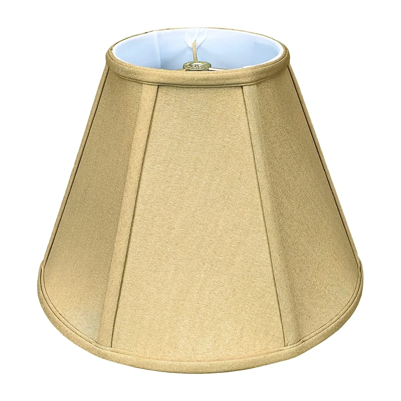 Royal Designs Deep Empire Lamp Shade, Antique Gold, 8 x 14 x 11